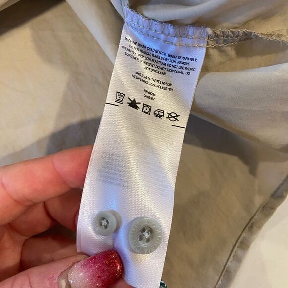 Columbia Mens Button Down Shirt 2XL PFG Fishing Vented Caped Nylon Short Sleeve - Picture 8 of 11